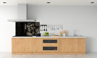 Cooker splashback Bourbon barrels