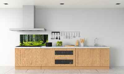 Cooker splashback Spruce forest