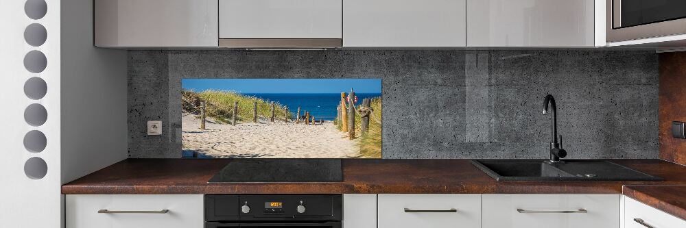 Cooker splashback Coastal dunes