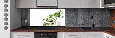 Cooker splashback Herbs