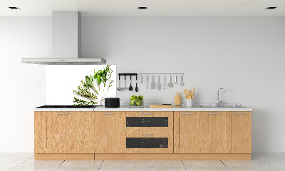 Cooker splashback Herbs