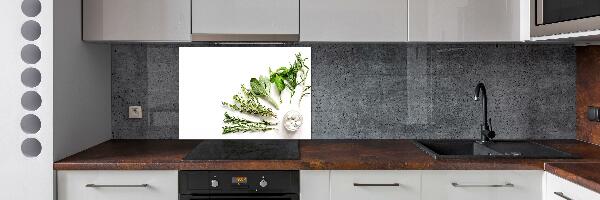 Cooker splashback Herbs