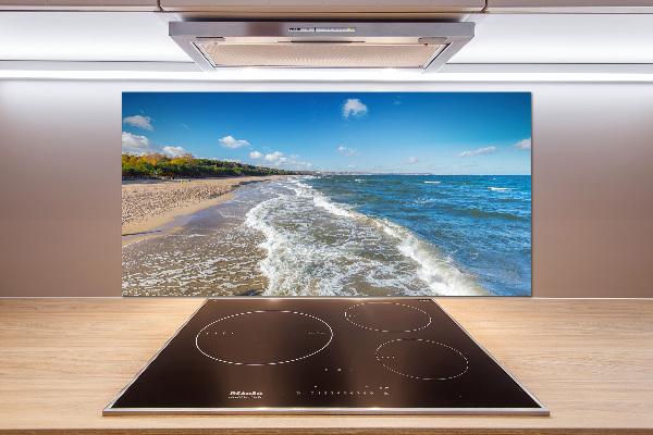 Cooker splashback Baltic Sea