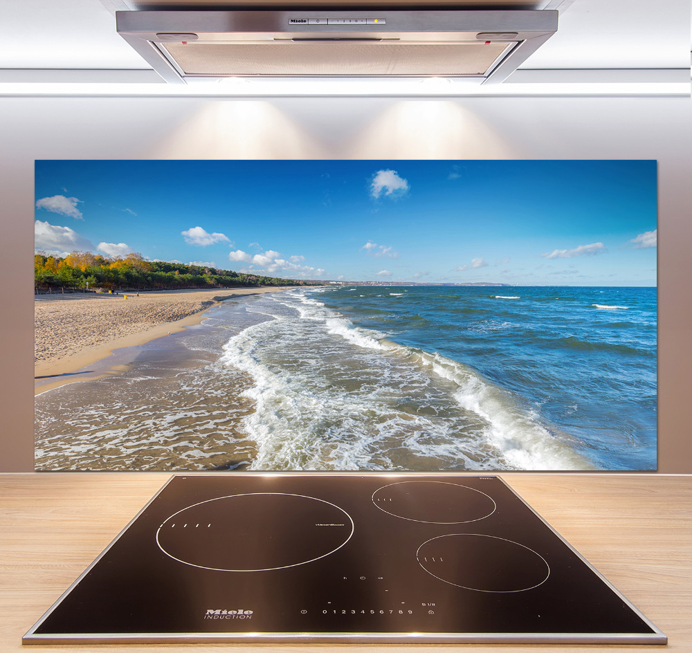 Cooker splashback Baltic Sea