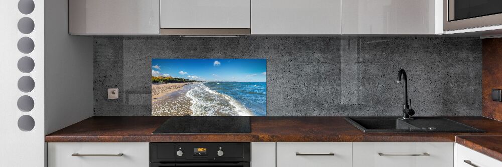 Cooker splashback Baltic Sea