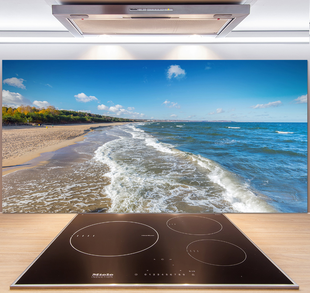 Cooker splashback Baltic Sea