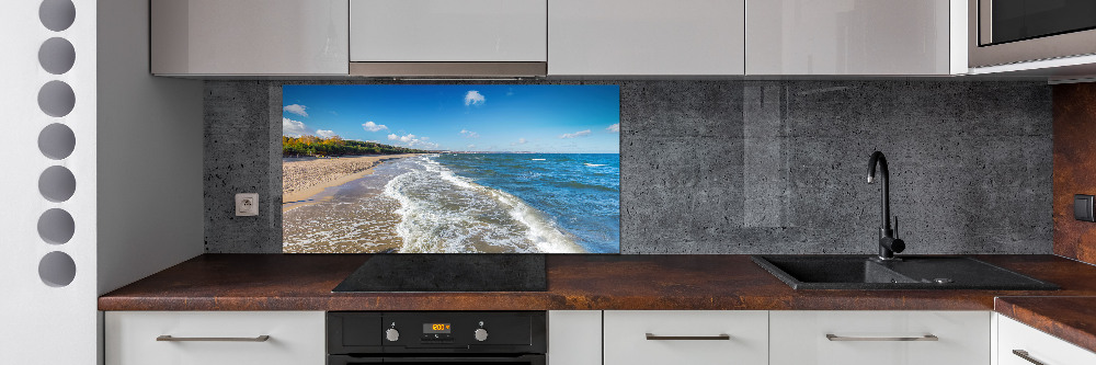 Cooker splashback Baltic Sea