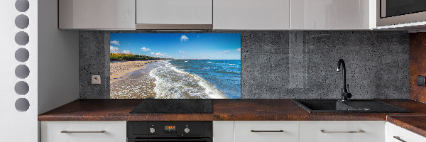 Cooker splashback Baltic Sea