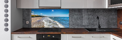 Cooker splashback Baltic Sea