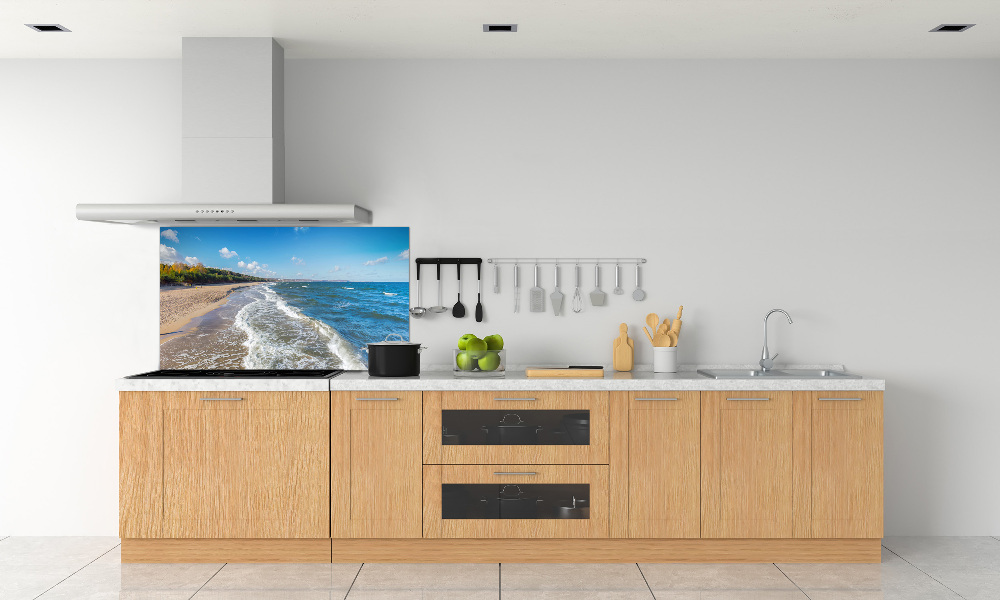 Cooker splashback Baltic Sea