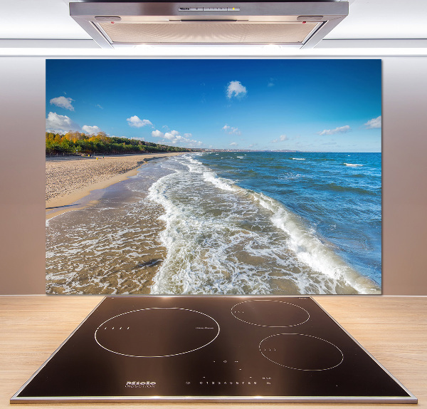 Cooker splashback Baltic Sea