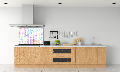 Cooker splashback Colorful leaves