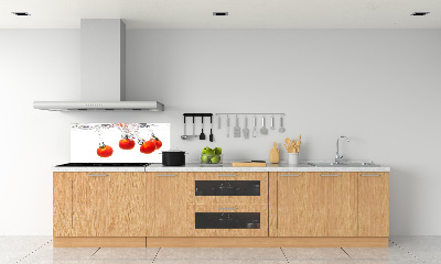 Cooker splashback Tomatoes under water