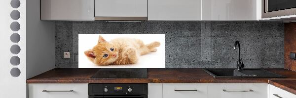 Cooker splashback Red Cat