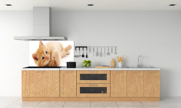 Cooker splashback Red Cat