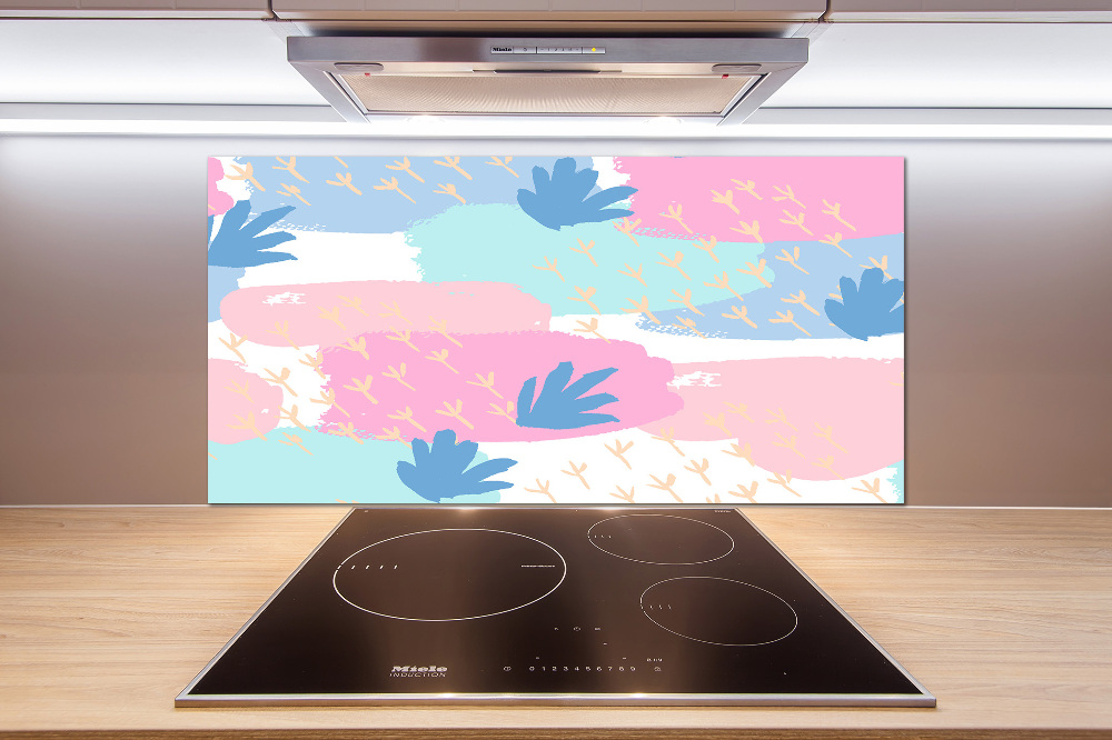 Kitchen splashback Colorful pattern