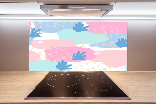 Kitchen splashback Colorful pattern