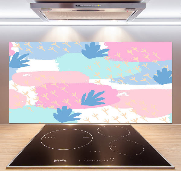 Kitchen splashback Colorful pattern