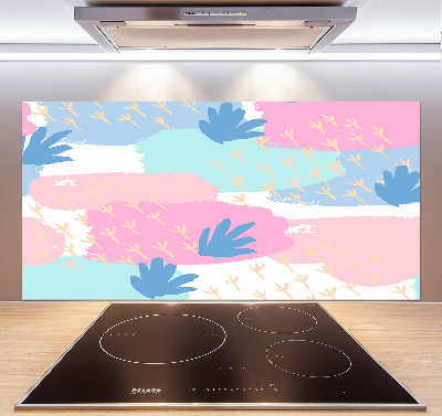 Kitchen splashback Colorful pattern