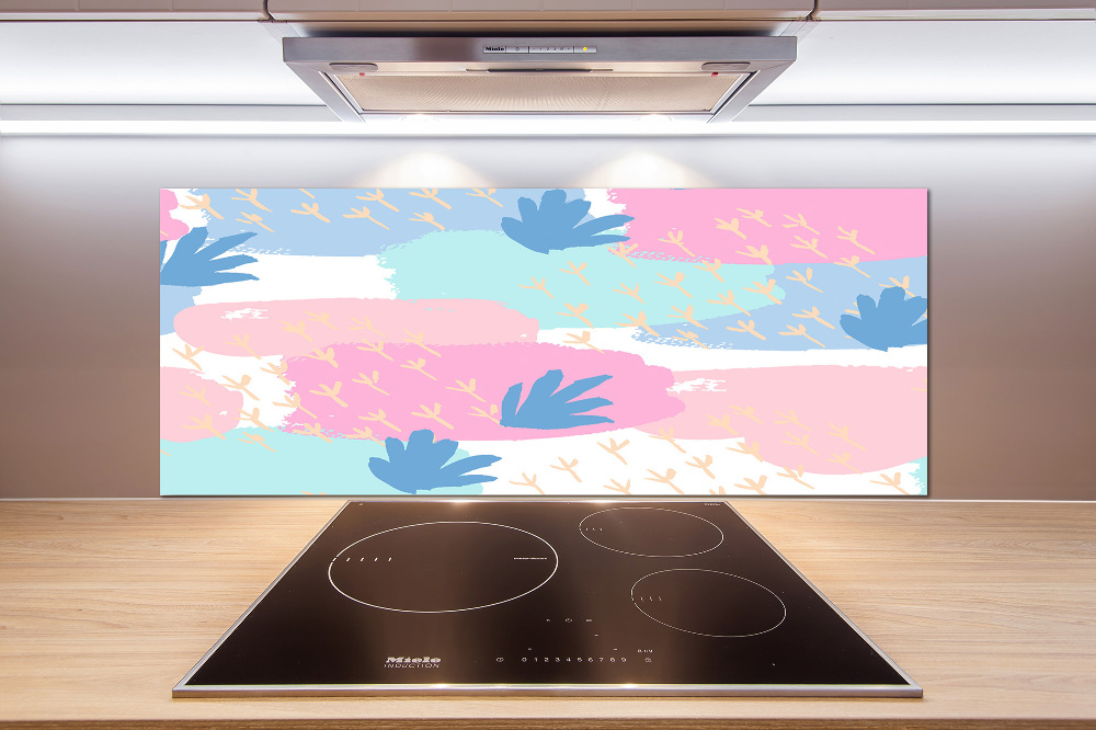 Kitchen splashback Colorful pattern