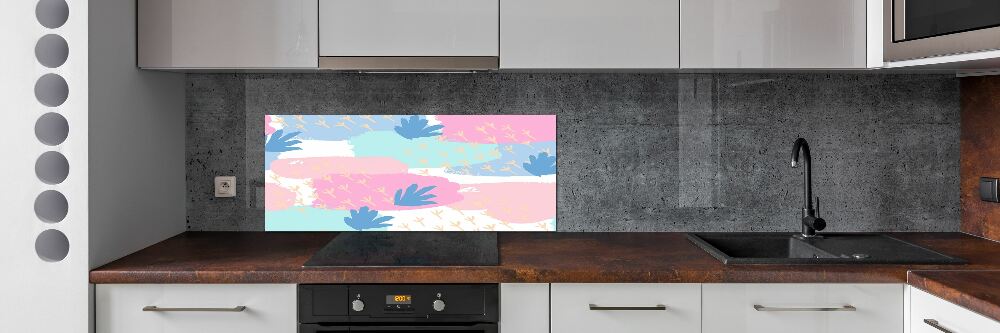 Kitchen splashback Colorful pattern