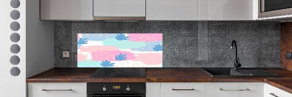 Kitchen splashback Colorful pattern