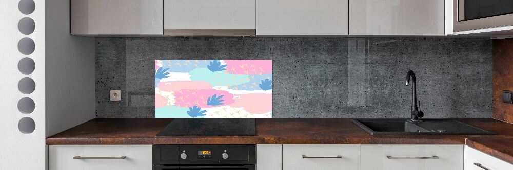 Kitchen splashback Colorful pattern