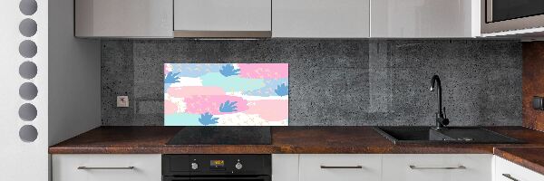 Kitchen splashback Colorful pattern