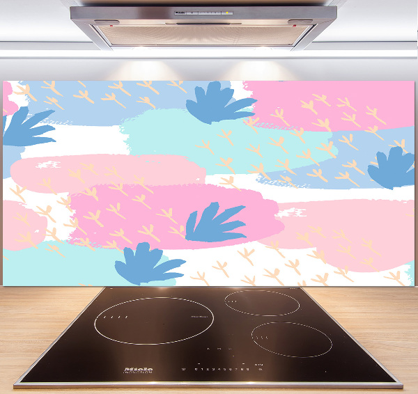 Kitchen splashback Colorful pattern