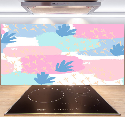 Kitchen splashback Colorful pattern