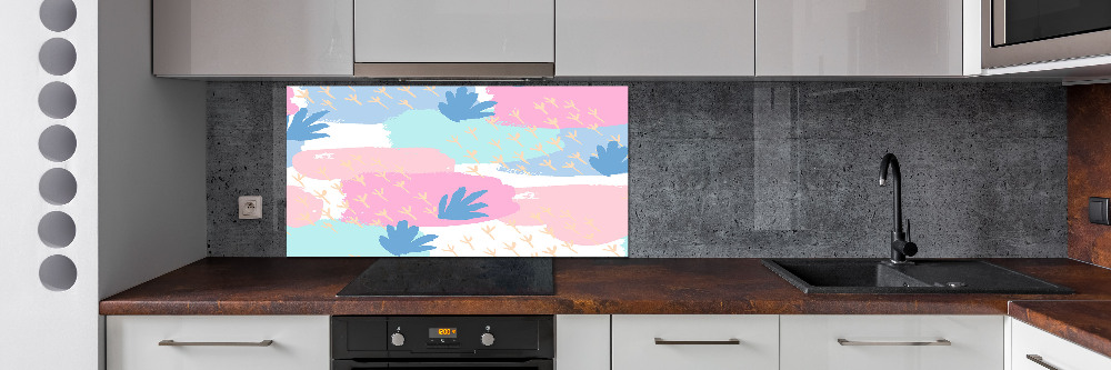 Kitchen splashback Colorful pattern