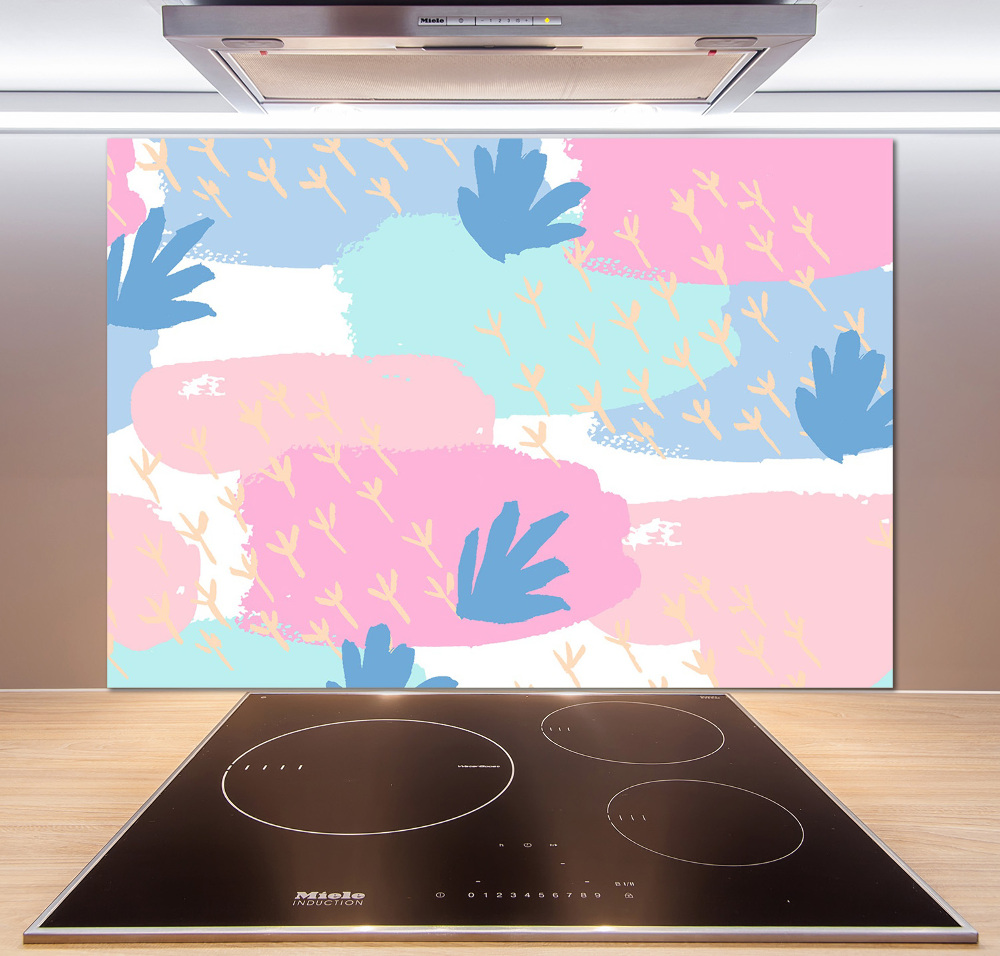 Kitchen splashback Colorful pattern