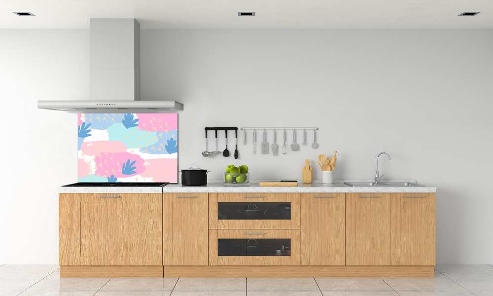 Kitchen splashback Colorful pattern