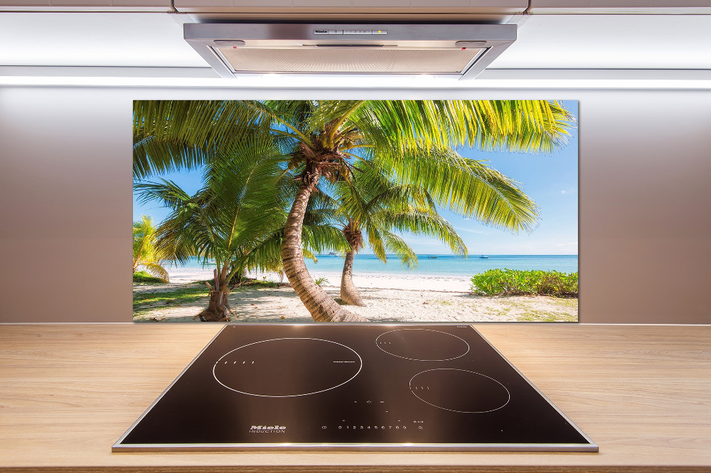 Cooker splashback Tropical beach