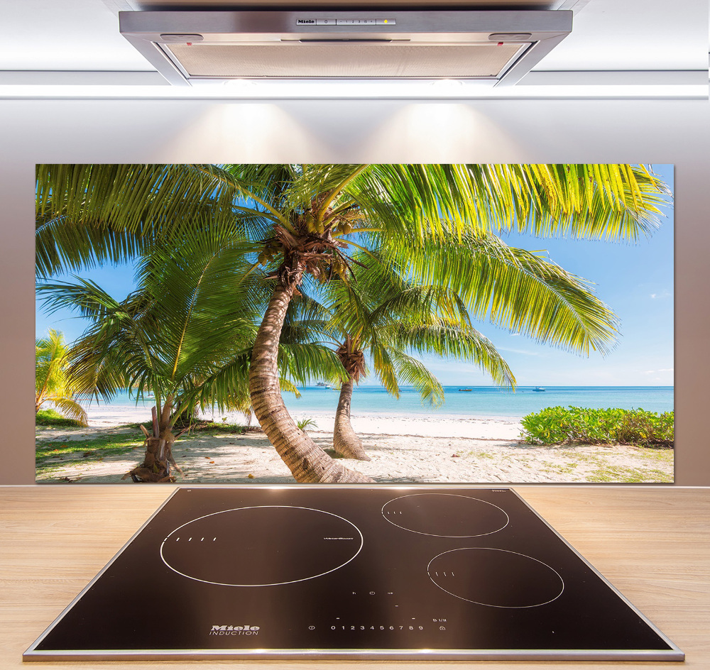 Cooker splashback Tropical beach