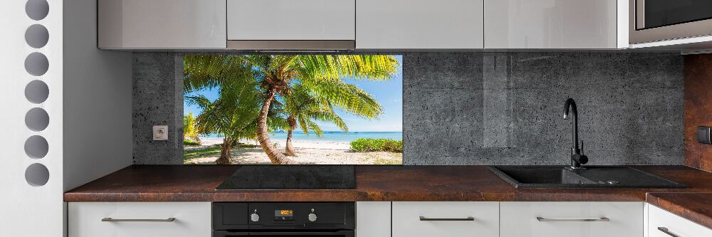 Cooker splashback Tropical beach