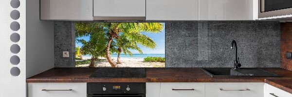 Cooker splashback Tropical beach