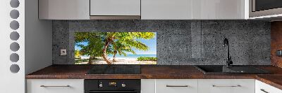 Cooker splashback Tropical beach