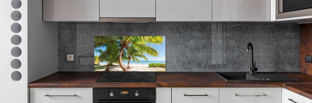 Cooker splashback Tropical beach