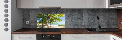 Cooker splashback Tropical beach