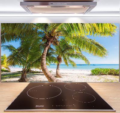 Cooker splashback Tropical beach