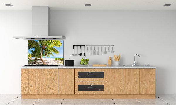 Cooker splashback Tropical beach