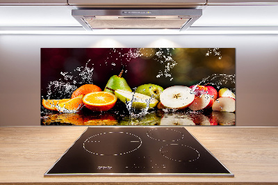 Cooker splashback Fruit and water