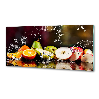 Cooker splashback Fruit and water