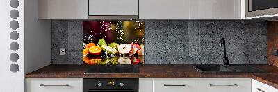 Cooker splashback Fruit and water