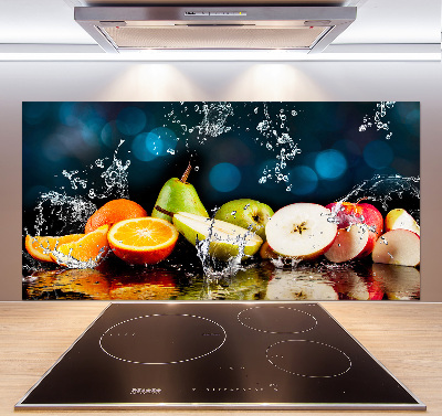 Cooker splashback Fruit and water