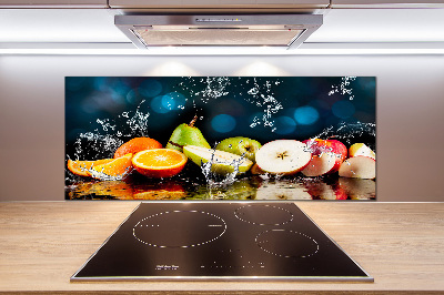 Cooker splashback Fruit and water