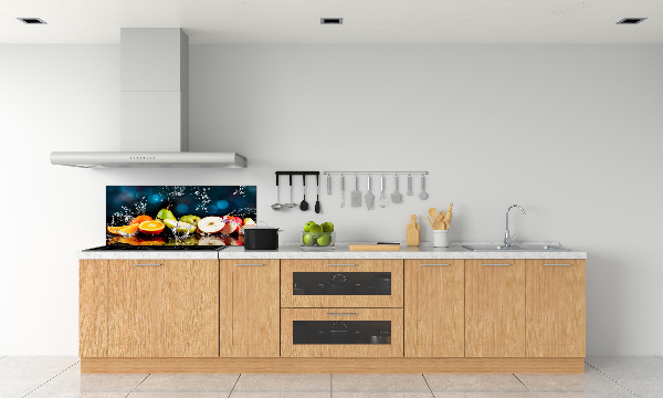 Cooker splashback Fruit and water