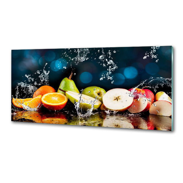 Cooker splashback Fruit and water