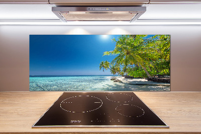 Cooker splashback Maldives beach